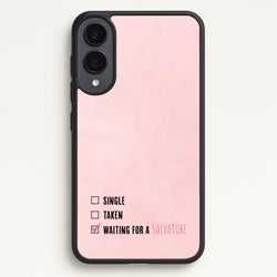 Waiting For A Salvatore - VD  - Vampire Diaries Phone Case for Galaxy S25 Edge