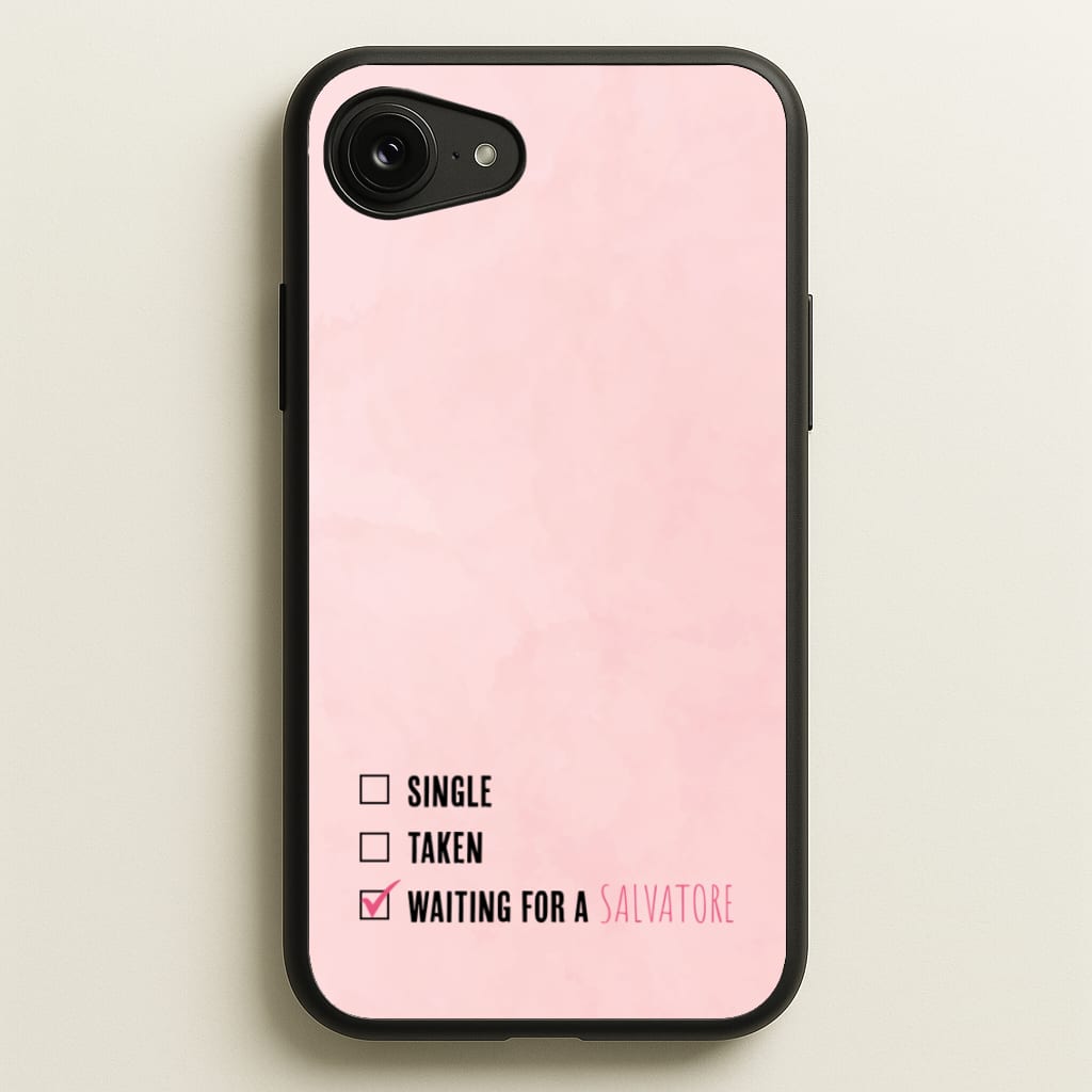 Waiting For A Salvatore - VD  - Vampire Diaries Phone Case for iPhone 16e