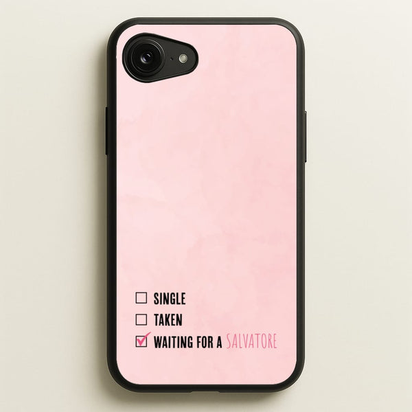 Waiting For A Salvatore - VD  - Vampire Diaries Phone Case for iPhone 16e