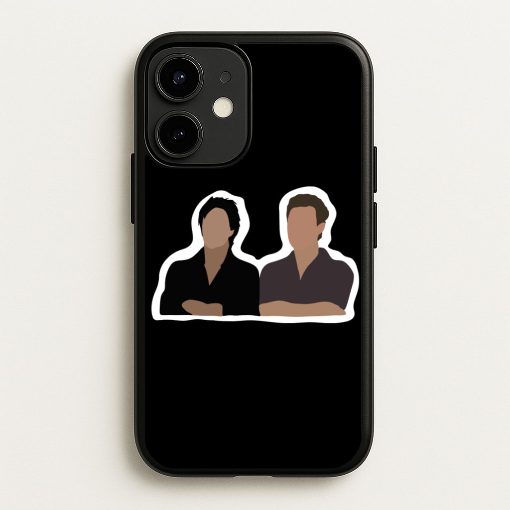 Salvatore Cartoons - VD  - Vampire Diaries Phone Case for iPhone 12 / 12 Pro