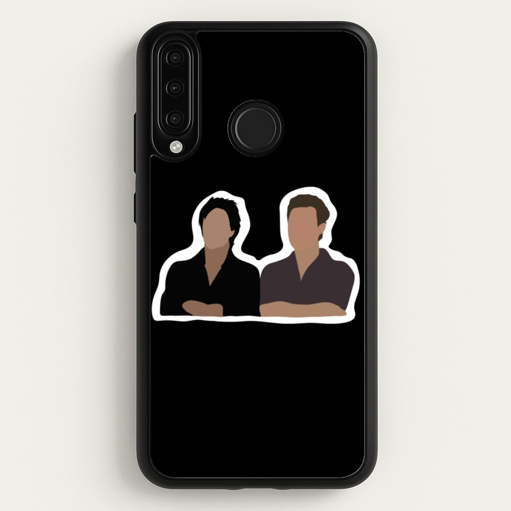 Salvatore Cartoons - VD  - Vampire Diaries Phone Case for Huawei P30 Lite