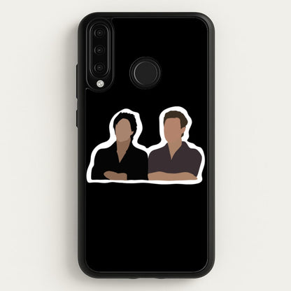 Salvatore Cartoons - VD  - Vampire Diaries Phone Case for Huawei P30 Lite