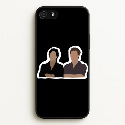 Salvatore Cartoons - VD  - Vampire Diaries Phone Case for iPhone 5 / 5s / SE 2016