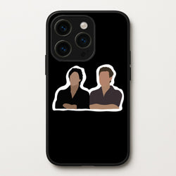 Salvatore Cartoons - VD  - Vampire Diaries Phone Case for iPhone 15 Pro