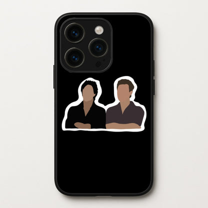 Salvatore Cartoons - VD  - Vampire Diaries Phone Case for iPhone 15 Pro