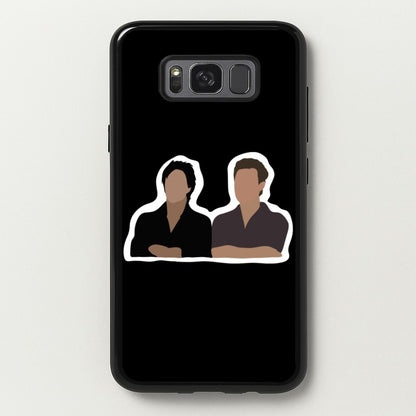 Salvatore Cartoons - VD  - Vampire Diaries Phone Case for Galaxy S8 Plus
