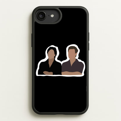 Salvatore Cartoons - VD  - Vampire Diaries Phone Case for iPhone 6 Plus / 7 Plus / 8 Plus