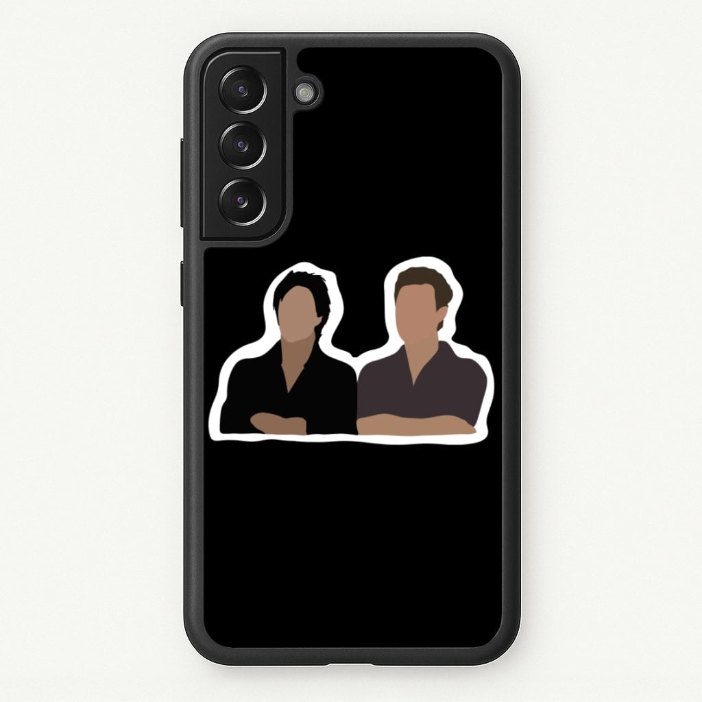 Salvatore Cartoons - VD  - Vampire Diaries Phone Case for Galaxy S21