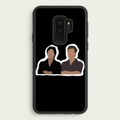 Salvatore Cartoons - VD  - Vampire Diaries Phone Case for Galaxy S9 Plus