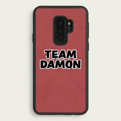 Team Damon - VD  - Vampire Diaries Phone Case for Galaxy S9 Plus