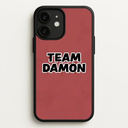 Team Damon - VD  - Vampire Diaries Phone Case for iPhone 11