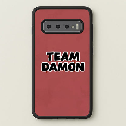 Team Damon - VD  - Vampire Diaries Phone Case for Galaxy S10