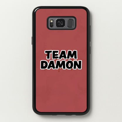 Team Damon - VD  - Vampire Diaries Phone Case for Galaxy S8 Plus