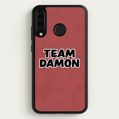 Team Damon - VD  - Vampire Diaries Phone Case for Huawei P30 Lite