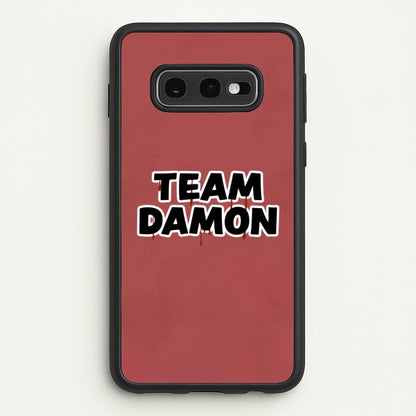 Team Damon - VD  - Vampire Diaries Phone Case for Galaxy S10e