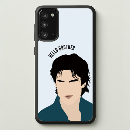 Hello Brother Cartoon - VD  - Vampire Diaries Phone Case for Galaxy Note 20