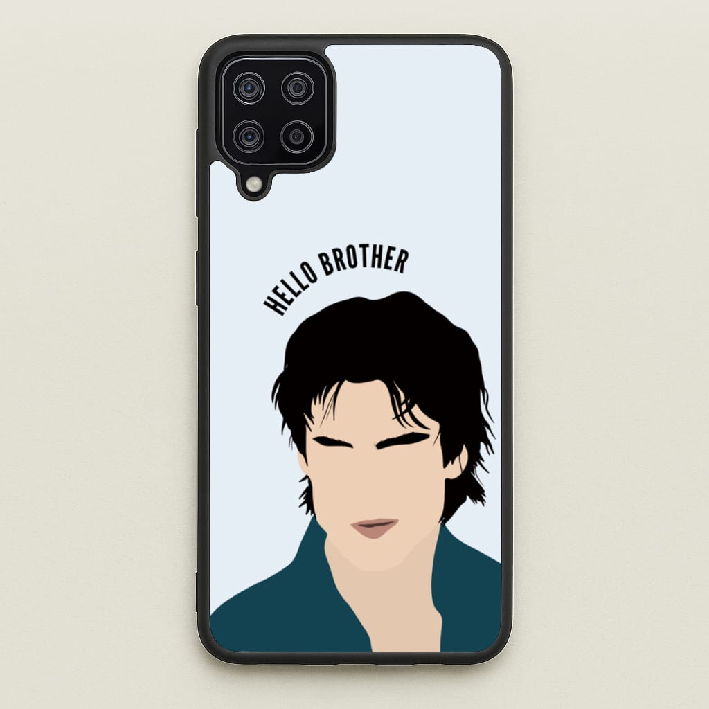 Hello Brother Cartoon - VD  - Vampire Diaries Phone Case for Galaxy A12