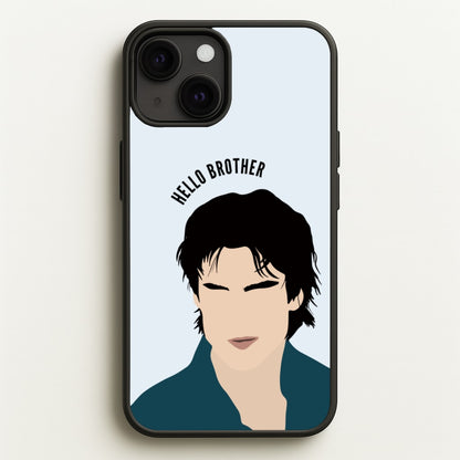 Hello Brother Cartoon - VD  - Vampire Diaries Phone Case for iPhone 13 Mini