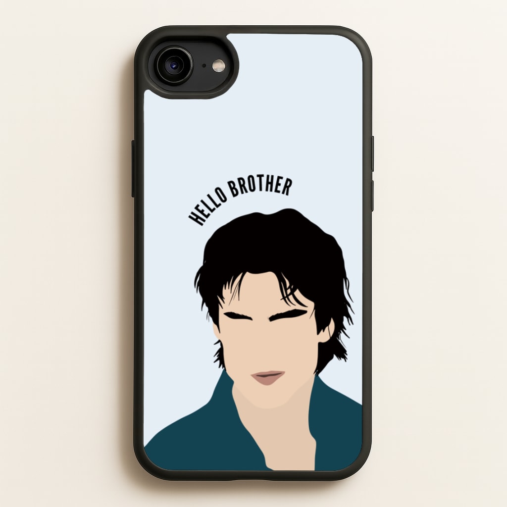 Hello Brother Cartoon - VD  - Vampire Diaries Phone Case for iPhone 6 / 7 / 8 / SE