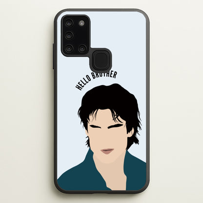 Hello Brother Cartoon - VD  - Vampire Diaries Phone Case for Galaxy A21s