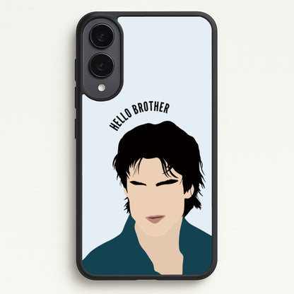 Hello Brother Cartoon - VD  - Vampire Diaries Phone Case for Galaxy S25 Edge