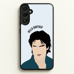 Hello Brother Cartoon - VD  - Vampire Diaries Phone Case for Galaxy A36