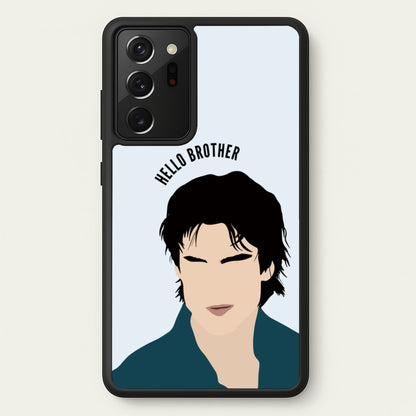Hello Brother Cartoon - VD  - Vampire Diaries Phone Case for Galaxy Note 20 Ultra