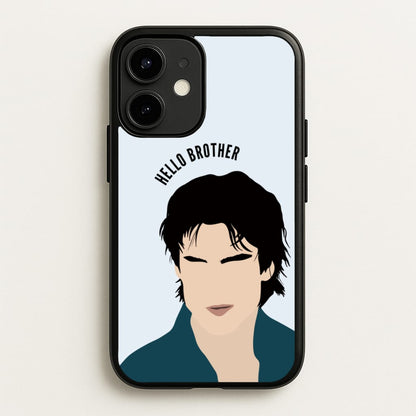 Hello Brother Cartoon - VD  - Vampire Diaries Phone Case for iPhone 12 Mini