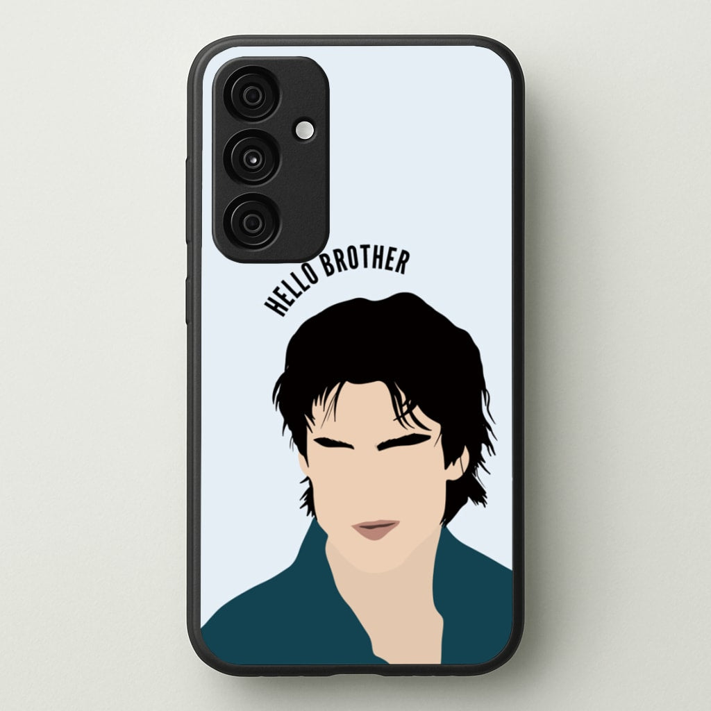 Hello Brother Cartoon - VD  - Vampire Diaries Phone Case for Galaxy A55