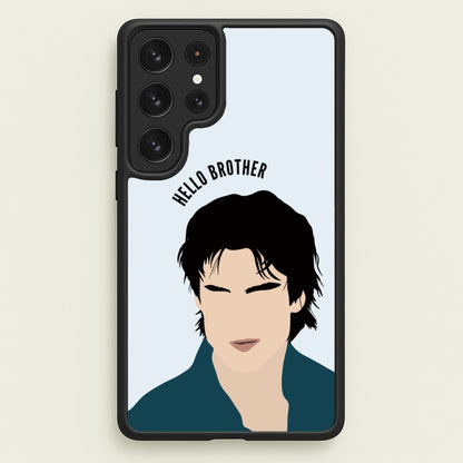 Hello Brother Cartoon - VD  - Vampire Diaries Phone Case for Galaxy S22 Ultra