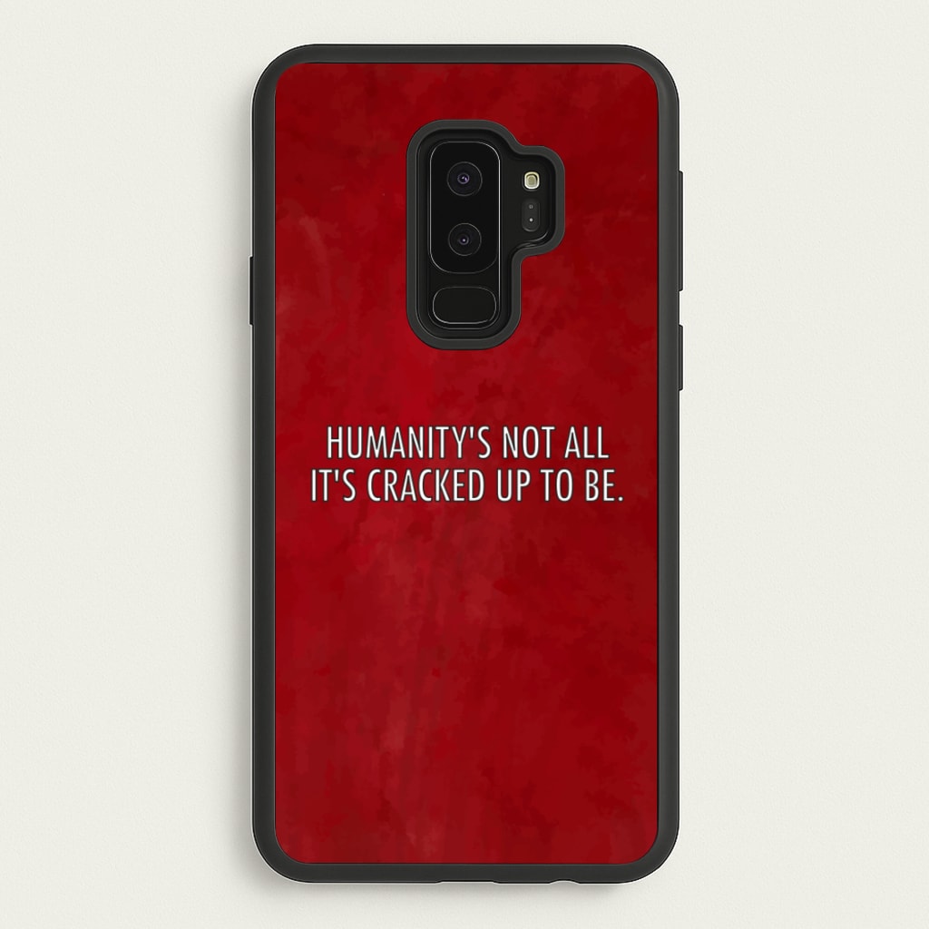 Humanity - VD  - Vampire Diaries Phone Case for Galaxy S9 Plus