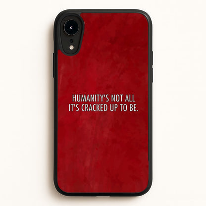Humanity - VD  - Vampire Diaries Phone Case for iPhone XR