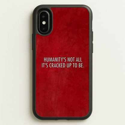 Humanity - VD  - Vampire Diaries Phone Case for iPhone X / XS