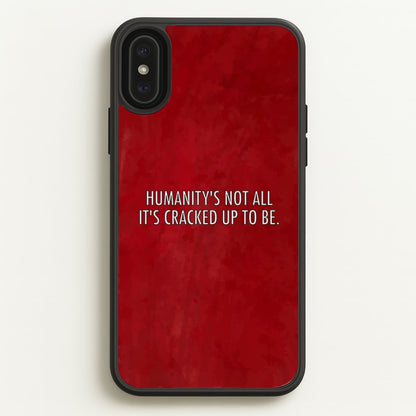Humanity - VD  - Vampire Diaries Phone Case for iPhone XS Max
