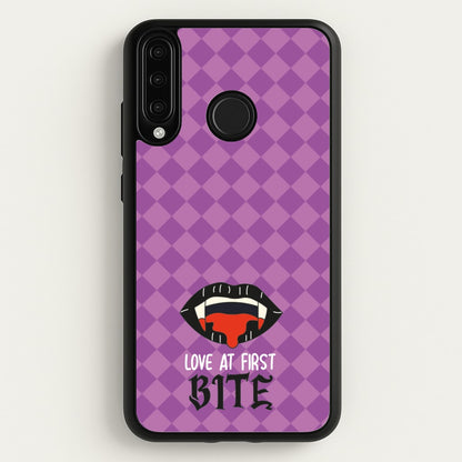 Love At First Bite - VD  - Vampire Diaries Phone Case for Huawei P30 Lite
