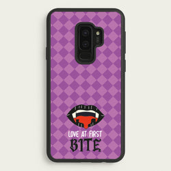 Love At First Bite - VD  - Vampire Diaries Phone Case for Galaxy S9 Plus
