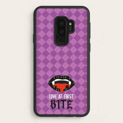 Love At First Bite - VD  - Vampire Diaries Phone Case for Galaxy S9 Plus