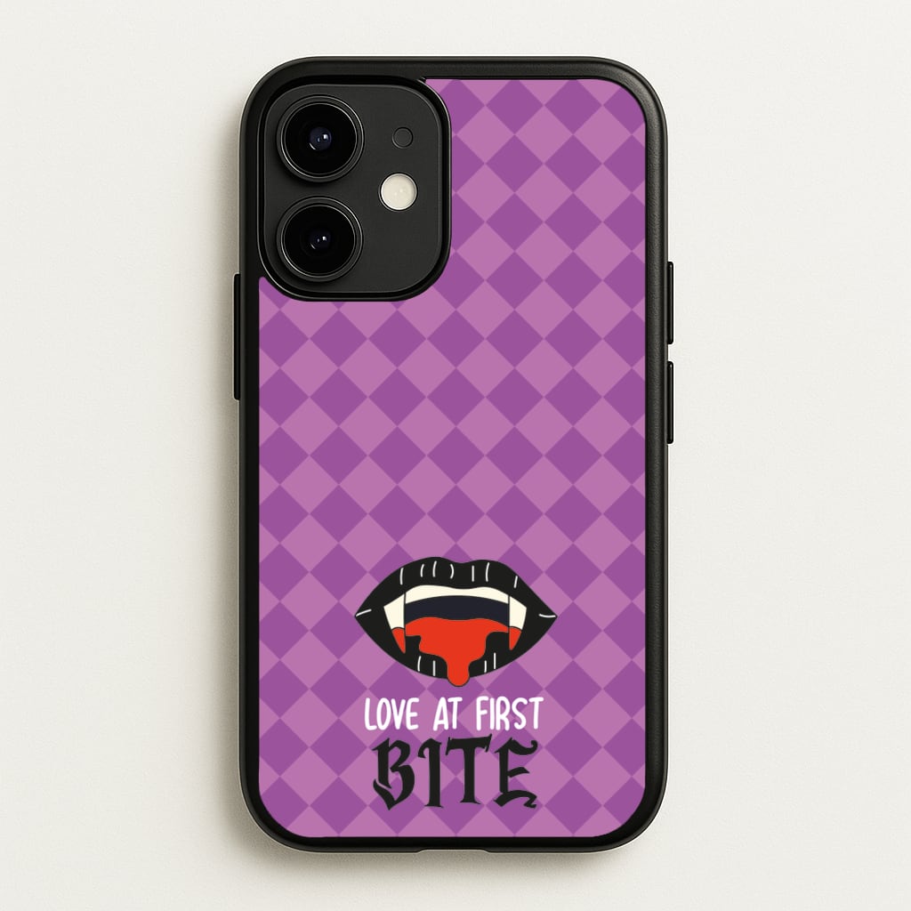 Love At First Bite - VD  - Vampire Diaries Phone Case for iPhone 12 Mini