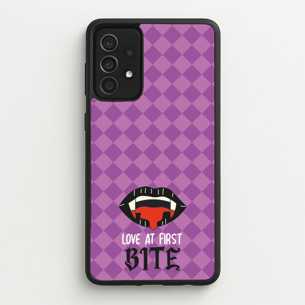 Love At First Bite - VD  - Vampire Diaries Phone Case for Galaxy A52 / A52s