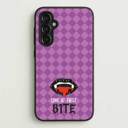 Love At First Bite - VD  - Vampire Diaries Phone Case for Galaxy A14