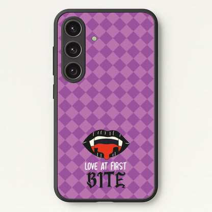 Love At First Bite - VD  - Vampire Diaries Phone Case for Galaxy S24