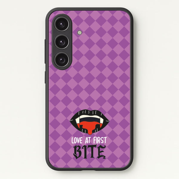 Love At First Bite - VD  - Vampire Diaries Phone Case for Galaxy S24