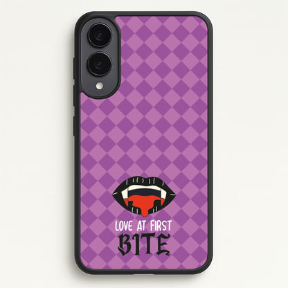 Love At First Bite - VD  - Vampire Diaries Phone Case for Galaxy S25 Edge
