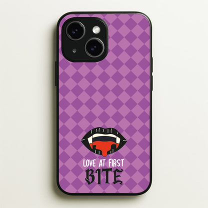 Love At First Bite - VD  - Vampire Diaries Phone Case for iPhone 14