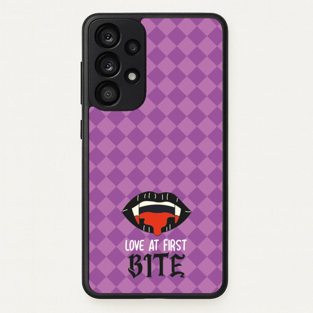 Love At First Bite - VD  - Vampire Diaries Phone Case for Galaxy A53