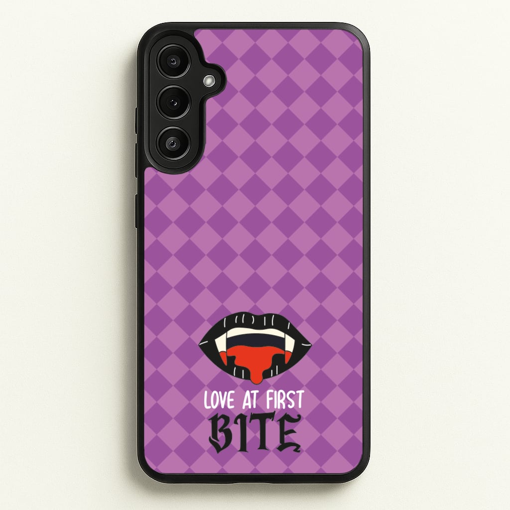 Love At First Bite - VD  - Vampire Diaries Phone Case for Galaxy A34