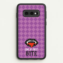 Love At First Bite - VD  - Vampire Diaries Phone Case for Galaxy S10e