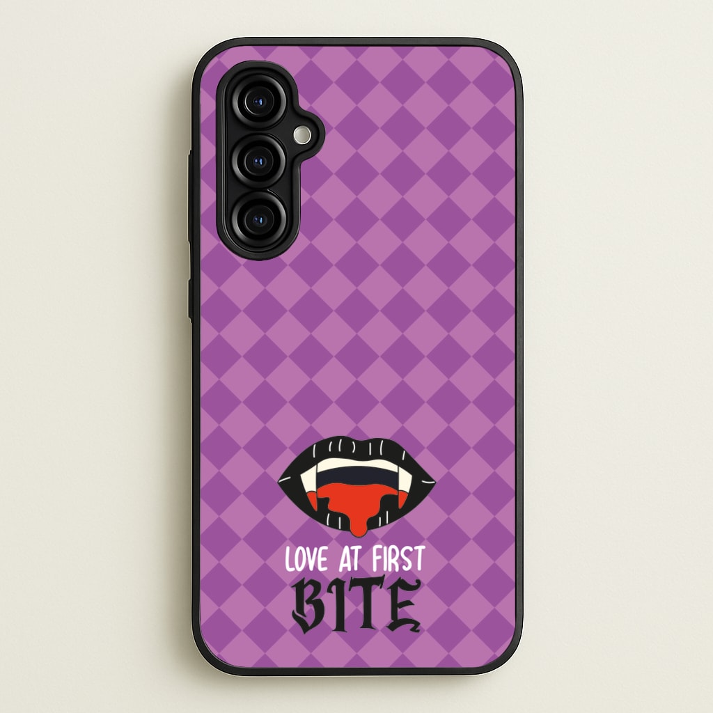 Love At First Bite - VD  - Vampire Diaries Phone Case for Galaxy A54