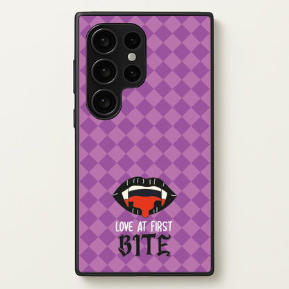 Love At First Bite - VD  - Vampire Diaries Phone Case for Galaxy S24 Ultra