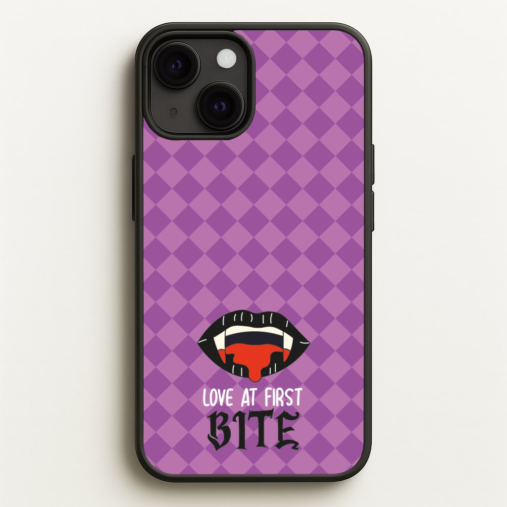 Love At First Bite - VD  - Vampire Diaries Phone Case for iPhone 13